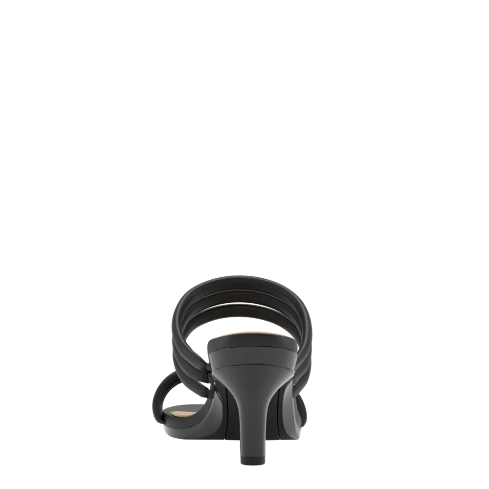 The Slide - Coal Vegan Leather Rope 3 Stiletto - FINAL SALE