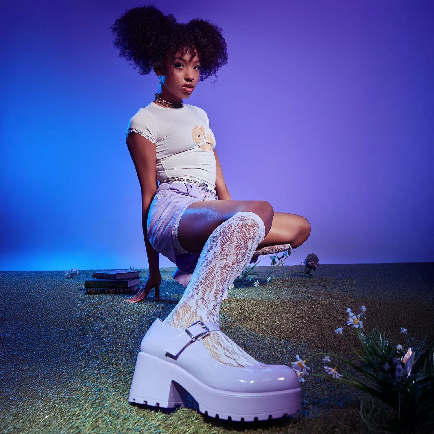 Tira Mary Jane Shoes ' Lilac Nectar Edition'
