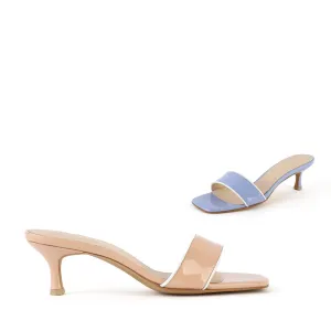 *UK size 2.5 - LOTTIE -  blue patent, 5cm heels