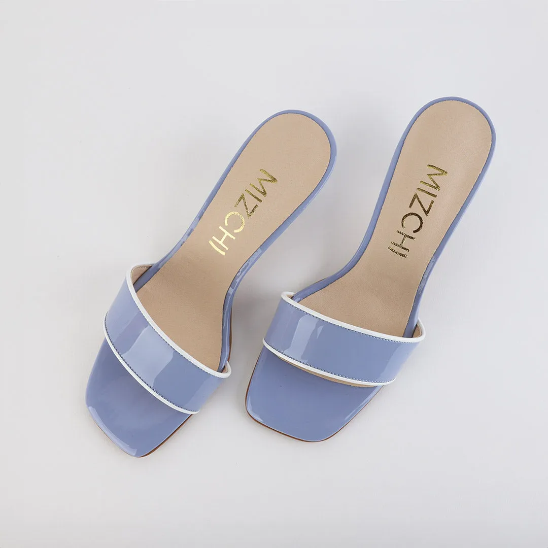 *UK size 2.5 - LOTTIE -  blue patent, 5cm heels