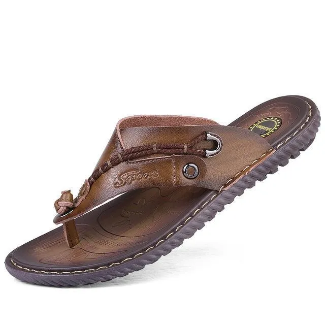 West Louis™ Luxury  Microfiber Leather Slippers