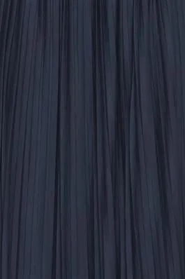 Wimsy Pleated Midi Skirt (Total Eclipse)